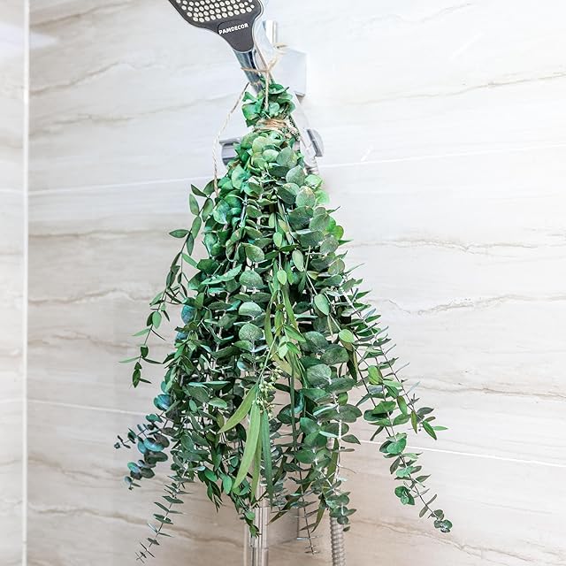 3kinds Natural Eucalyptus Stems 12PCS - 17inch Eucalyptus Set for Shower Bundle Real Eucalyptus Leaves Branches Vase Filler, Dried Flowers Arrangement Home Decor Wedding Decor (12PCS-17INCH)