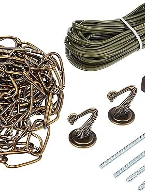 Westinghouse 7047100 15-Foot Swag Kit, Antique Brass
