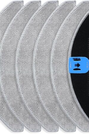6 Pack Replacement Mop Pads for irobot Roomba Combo i5 & j5 Series i5+ j5+ Robot Vacuum Cleaner Mop Pads Combo Microfiber Cleaning Pads, Replacement Accessories