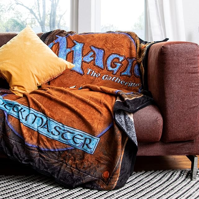 Bioworld Magic: The Gathering Digital Print Throw Blanket