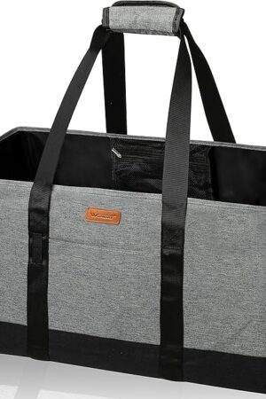 WONDAY Reusable Shopping Bag Grocery Tote Bag Grey