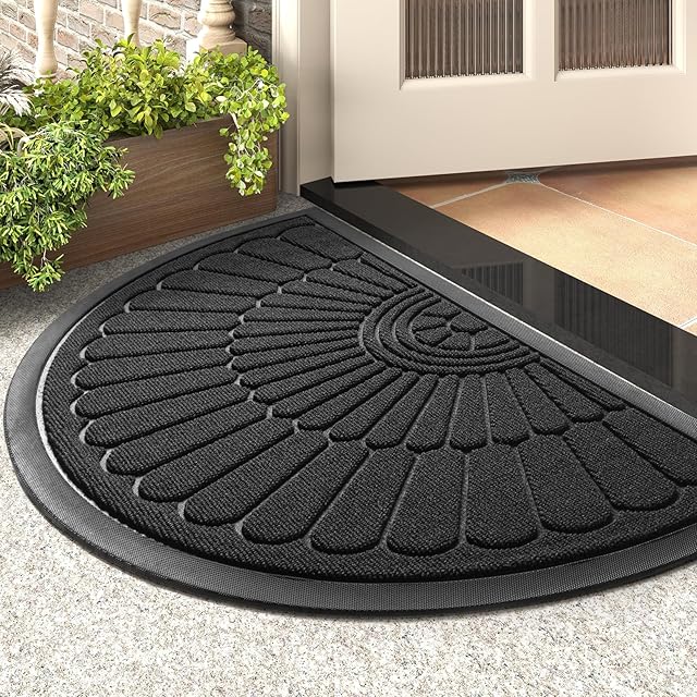 Door Mat Front Door Welcome Mat Non Slip Dirt Trapper Durable Doormat