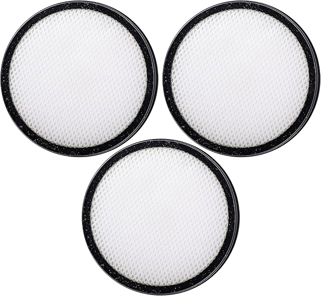 3 Pack Filter Replacement For HART Cordless Stick Vacuum HPSV01 and HPSV50, Compare to Part Number HASV01