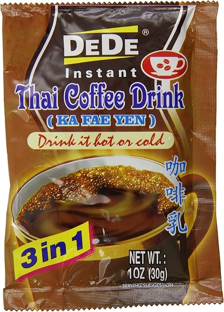 De De Instant Thai Coffee Drink, 12 count