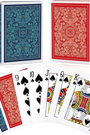 The Playing Cards,Decks of Cards,Playing Card 2 Pack for Adults,Poker Cards Professional,Standard Poker Size Card,Playing Card Set for Game Night,Pinochle,Cartas,Magic Props,Go Fish