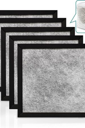 5-Pack Odor Grabber Replacement Filter E, Compatible with Holmes E HAP116Z, HAP115Z, HAP116Z-U Air Purifier, Part No. AOR115, AOR118, AOR118B, HAPF115, HAPF115PDQ-U8, HAPF115PDQ-U
