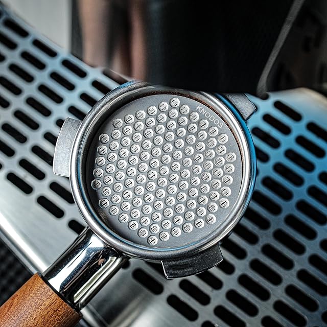 Espresso Puck Screen 54mm - Stainless Steel Ultra Thin Disk Plate Mesh Espresso Filter Perfect Fit With Breville Barista Express, Pro, Touch, Bambino, Infuser, Easy Clean Design (Silver, 54mm)