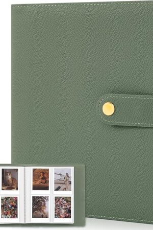 Beautiful Photo Album for 2x3 in Polaroid Photos - Safely Holds Your 300+ Pictures Of Unique Memories - The Perfect Instax Mini Compatible Photo Book To Store Pictures Or Trading Collection Cards