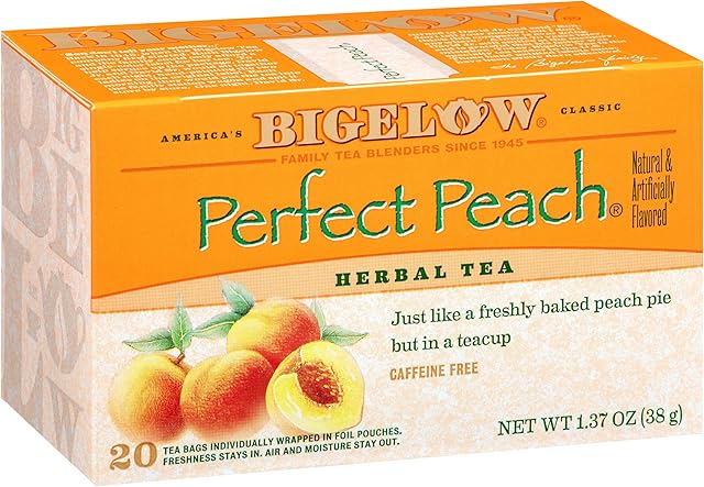 Bigelow Tea Peach Tea, 20 Count