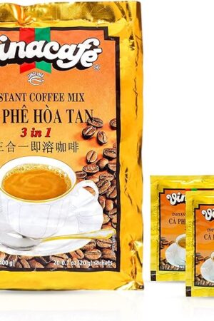 Vinacafe Instant Coffee Mix 3 in 1 (Pack of 1 | 20 Sachets Per Bag)