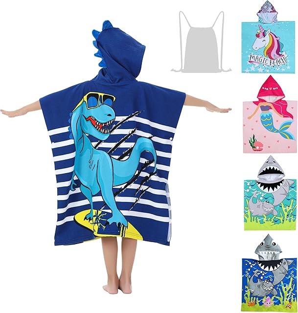 Beach Towel Hooded Towels Bath Robe