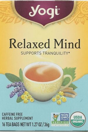 Yogi Tea, Relaxed Mind, 16 Count, Packaging May Vary