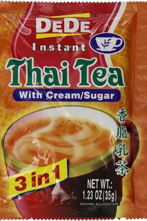 De De Instant Thai tea with Cream and Sugar, 1.23oz x 12pks