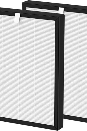 2 Pack KQ-36 Filter Replacement Compatible with Aucleia KQ-36/KQ-36A Purifier | 3-Stage Filtration