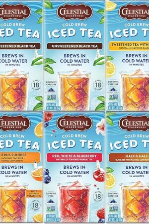Celestial Seasonings Cold Brew Variety Pack, 6 Count