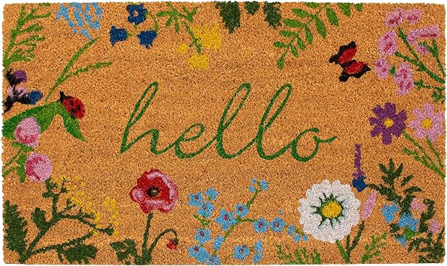 Calloway Mills Floral Doormat 17" x 29" Multicolor