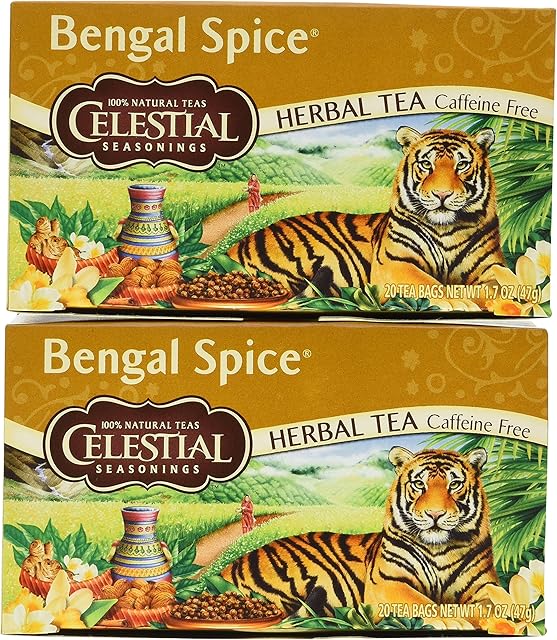Celestial Seasonings Bengal Spice Tea, 40 Count (Pack of 2)