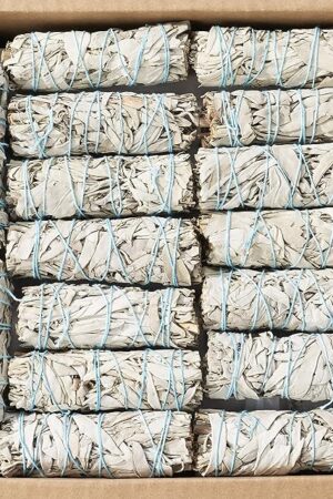 Blue River Sage 20 White Sage Smudge Sticks 4 Inch - Sustainably Grown Sage Bundles for Smudging, Cleansing Home Office, & Ceremony