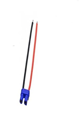 The Replacement Part For EC2 Pigtail Cable Male Female EC2 2mm Connector Plug 100mm 18awg Soft Silicone Wire For RC Hobby Quadcopter Lipo Battery - (Color: 1 Pcs Female)