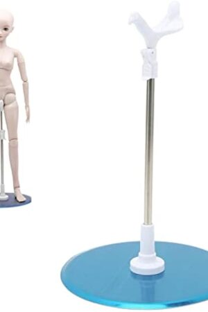 The Pssopp Doll Display Stand Holder, 1/3 Adjustable Doll Stand Doll Holder Stand Toys Display Home Accessories Dolls Mini Display Holder