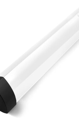 The Prism-Shaped Playmat Tube with Single Cap – Non-Slip TCG Playmat Holder, Anti-Roll Storage Case,Transparent Mat Tube (1-Pack)