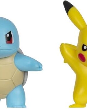 The Pokémon - Battle Figure 2 PK Squirtle and Pikachu - (PKW2853)
