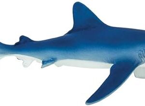 The Safari Ltd. Blue Shark Figurine - Detailed 7" Plastic Model Figure - Fun Educational Play Toy for Boys, Girls & Kids Ages 3+