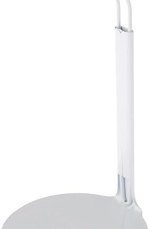 The Plymor DSP-5125W White Adjustable Doll Stand, fits 10, 11, and 12 inch Slim Waist Dolls, Waist is 1.125" - 1.5" wide, 3.25" - 4" around, Pack of 2
