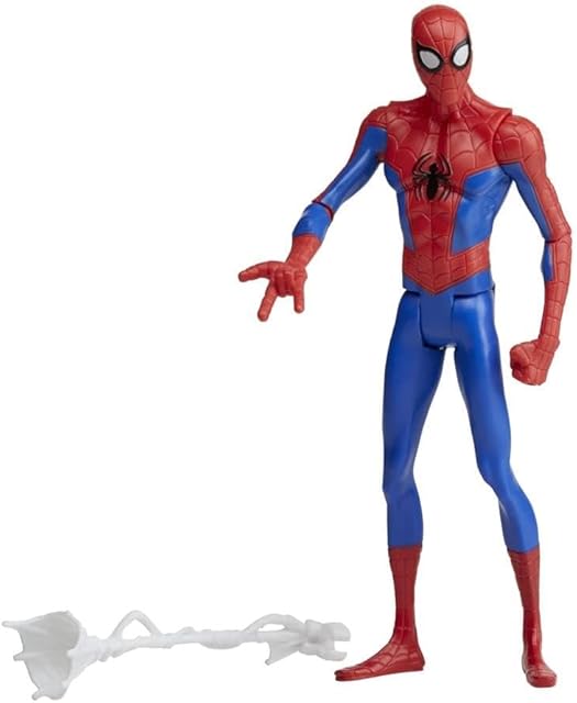 The Marvel Spider-Man: Across The Spider-Verse Spider-Man Toy, 6-Inch-Scale Action Figure with Web Accessory, Toys for Kids Ages 4 and Up
