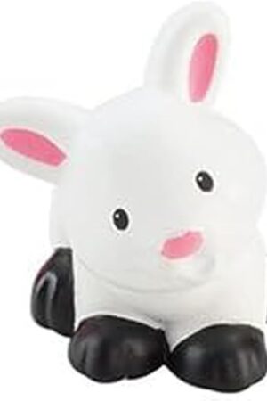 The Replacement Part for Fisher-Price Little People Playset - CHD20 ~ Replacement White Bunny Rabbit Figure ~ Works with Fisher-Price Farm Playset and Other Playsets as Well!