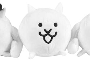 The PONOS Official The Battle Cats Plush - Cat Evolutions Set Plushie - 5 Inch Collectible Battle Cats Soft Stuffed Animals