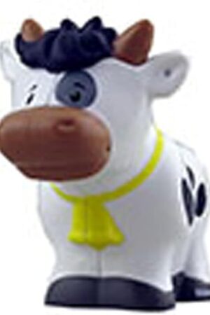 The Replacement Part for Fisher-Price Little People Caring for Animals Farm Playset - GLT78 ~ Replacement Black and White Cow Figure