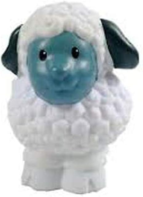 The Replacement Part of Fisher-Price Little People Christmas Story - J2404 ~ Replacement White Sheep Figure