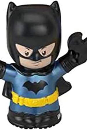 The Replacement Parts for Fisher-Price Little People Batcave - GMJ16 ~ DC Super-Friends Playset ~ Replacement Batman Figure ~ Wearing Blue Suit and Holding Bat