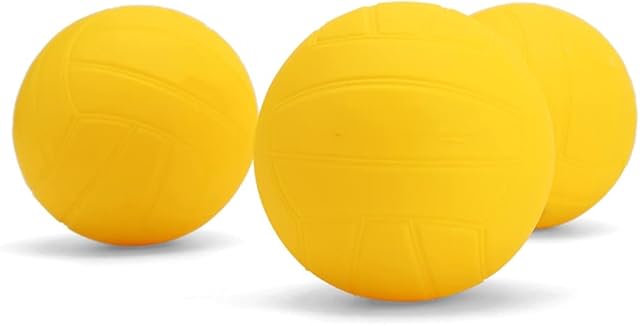 The Roundnet Game Replaceable Ball Competitive Balls Mini Volleyball 3-Pack (3 Balls only)