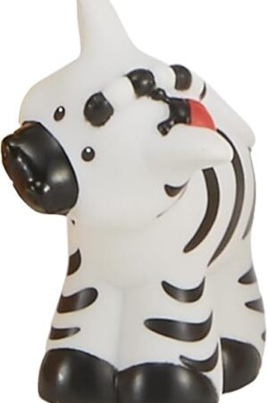 The Replacement Part Fisher-Price Little-People Noah's Ark Playset - BMM06 - DKV14 ~ Replacement Zebra with Ladybug on Head Figure, White, Black, Red