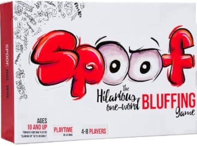 The Inspiration Play Spoof Family Party Bluffing Board Game - Funny and Great for Groups Ages 8 and Up - 3-8 Players