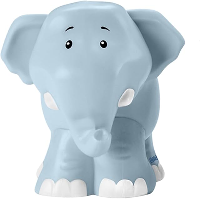 The Replacement Part for Fisher-Price Little People Noah's Ark Playset - HNG03 ~ Replacement Blue Elephant Figure ~ Works with Other Sets Too ~ Children's Bible Story Playset Figure