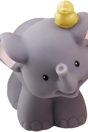 The Replacement Elephant with Duck on Head Figure for Fisher-Price Little-People Noah's Ark Playset - BMM06 - DKV14, Gray, Yellow