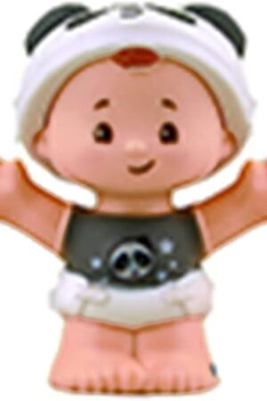 The Replacement Part for Fisher-Price Little People Bundle 'n Play Playset - GKY41 ~ Replacement Baby Figure ~ Baby Wearing Panda Shirt and Panda Hat