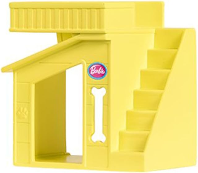 The Replacement Part for Barbie Doll Dreamhouse Doll House Playset HMX10 - Replacement Yellow Dog Playhouse