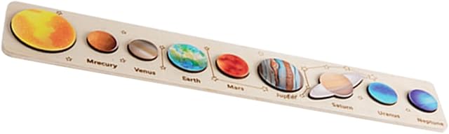 The 1Set Solar System Puzzle for Educational Years Planet Matching Game Cognitive Learning Shape Recognition Exploration Activity for Boys