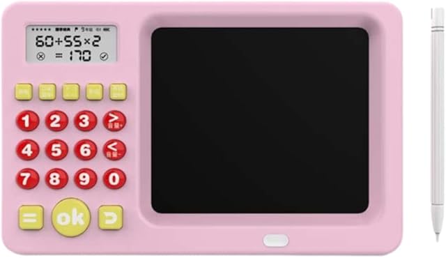 The Keenso Interactive Electronic Math Game,Educational Math Learning Games Digital Calculator with Display for Kids (Three -Generation Oral Treasure+Writing Board #11)