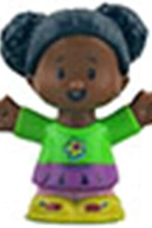 The Replacement Part for Fisher-Price Little People Swing & Share Treehouse Playset - DYF19 ~ Replacement Little Girl Figure Tessa ~ Green Shirt with Flower