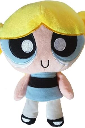 The Powers Movie Puffs Doll Cartoons Game Plush Cute Anime Toy Best Gifts for Fans Doll for Kids 8'' (Powers Movie Puff Plush 8'' Yellow Hair)