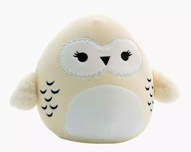 The Squishmallows 8" Harry Potter Hedwig The Owl, White