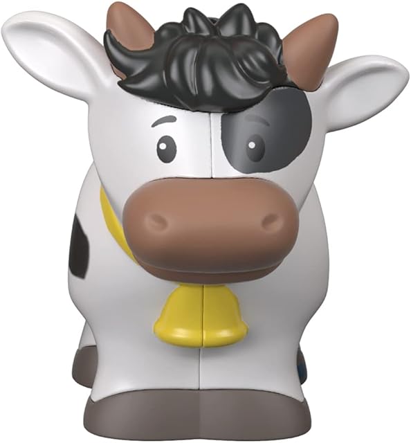 The Replacement Part for Fisher-Price Little People Farm Animal Friends Playset - GFL21 ~ Replacement White Cow Figure