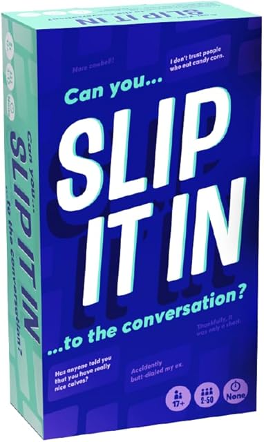 The Slip It in | Quick to Learn & Play | Fun Party Game for Adults Ages 17+ | Perfect for Any Occasion