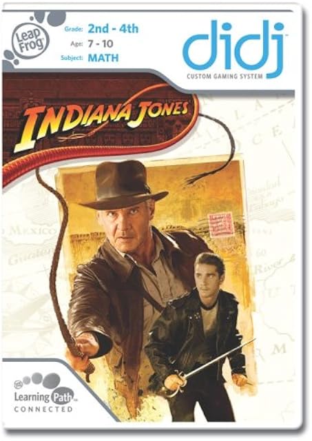 The LeapFrog Didj Custom Learning Game Indiana Jones