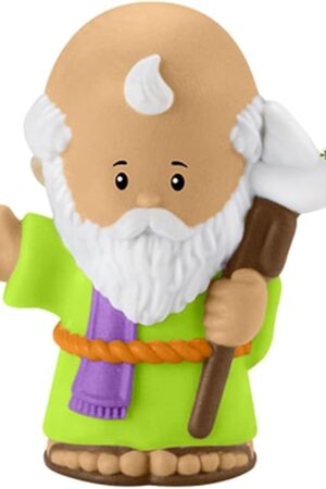 The Replacement Part for Fisher-Price Little People Noah's Ark Playset - HNG03 ~ Replacement Noah Figure ~ Works with Other Sets Too ~ Children's Bible Story Playset Figure